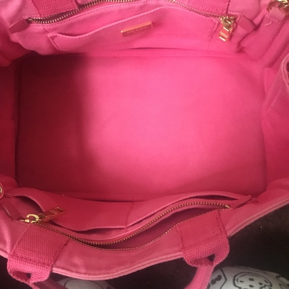 Prada Pink Canvas Tote Bag - Picture 16 of 16